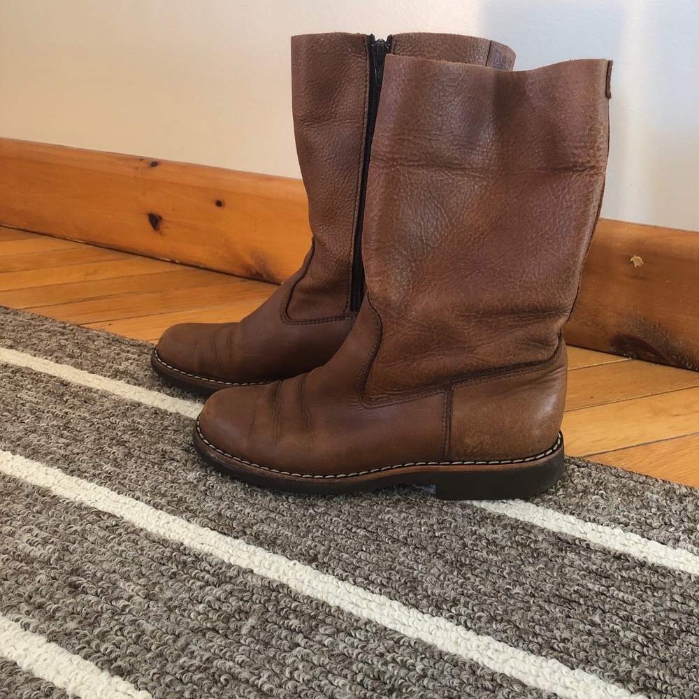 Women’s Roots mid calf leather boots